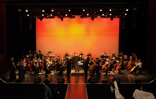 Orient Espressione at the River Rock in Vancouver, B.C. - in rehearsal